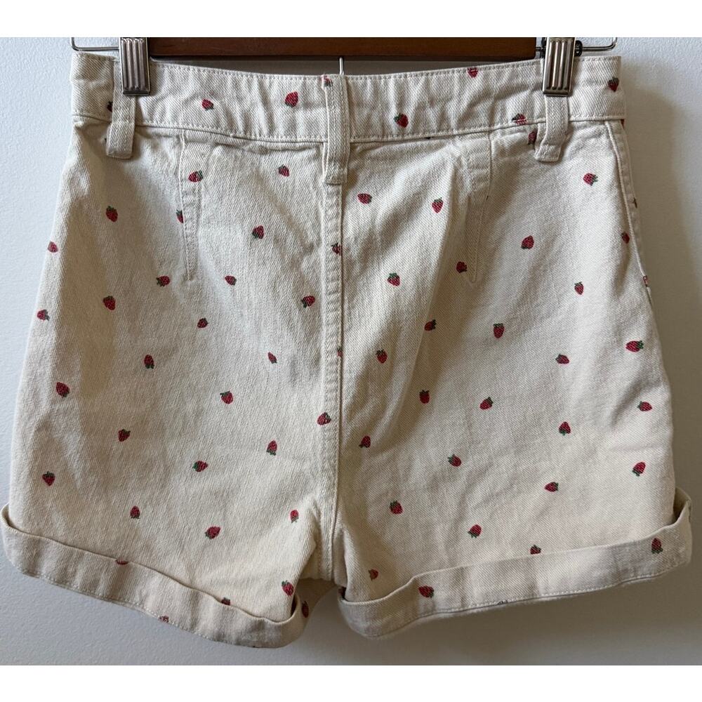 Madewell Emmett Shorts in fresh strawberries size 24 - Picture 3 of 8